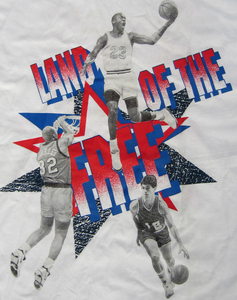 92年USA製NIKEドリームチームTシャツ限定マイケル・ジョーダン/バークレーOlimpic Dream Team VintageナイキAir JordanオリンピックTee NBA