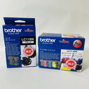 【ジャンク品】 使用期限切れ brother LC11-4PK + LC11BK インクカートリッジ ※2400010230479