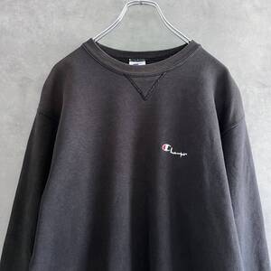 90s Champion チャンピオン スウェットシャツ ブラックフェード LARGE 雰囲気/ リバースウィーブ