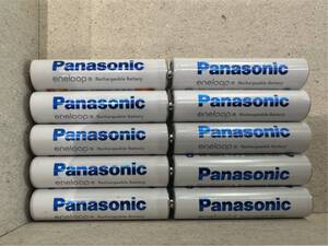 【Panasonic】 単4形　日本製　パナソニック　エネループ　充電池　ニッケル水素電池 BK-4MCC x10本 大量まとめ