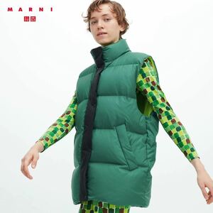 sale!新品タグ付☆UNIQLO ×MARUNIユニクロ&マルニ☆ダウンベスト