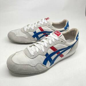 定番! Onitsuka Tiger SERRANO トリコロール 28cm TH109L / オニツカタイガー アシックス セラーノ asics 白青赤