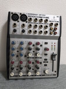 中古 BEHRINGER EURORACK UB1002 破損箇所あり ベリンガー アナログミキサー 動作未確認 ラインミキサー 本体のみ ジャンク品 音響