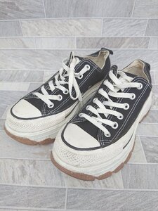 ◇ Θ CONVERSE 2023AW オールスター トレックウェーブ ?1SD664 スニーカー シューズ サイズ24.5 ブラック レディース P