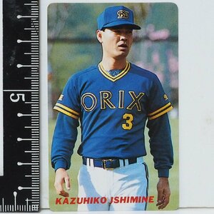 91年カルビープロ野球カードNo.174【石嶺 和彦 外野手 オリックス ブルーウェーブ】平成3年1991年 当時物Calbeeおまけ食玩BASEBALL【中古】