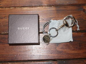 展示品　GUCCI　グッチ　ホースビット　４GB USBメモリ付き　キーホルダー　／　メモリーカード　USB　キーチェーン　