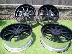 ★売切り　社外ホイール　20×8.5j F+43 R+35 112/5h★4本セット　アルミホイール