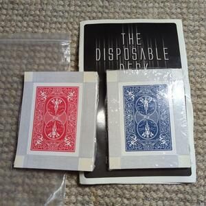 手品 disposable deck 【残1】