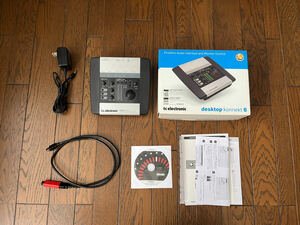 desktop konnekt6 オーディオインターフェース tc electronic コネクト6 firewire mac 美品