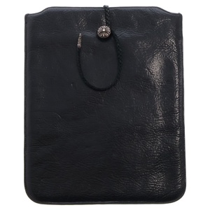 CHROME HEARTS クロムハーツ ipad case ipadケース クロスボールボタンレザーブレードiPadケース