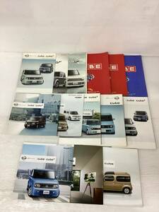 湘♪80/再/日産/NISSAN/車カタログ×16冊まとめ売り/キューブ/cube/約2㎏/中古品/商品資料/8.23-Z-312-AK