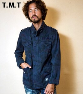 M ￥39,960【T.M.T BOTANICAL OVERDYE M-65 TJKS1803 NAVY TMT ボタニカル オーバーダイ M-65ジャケット】