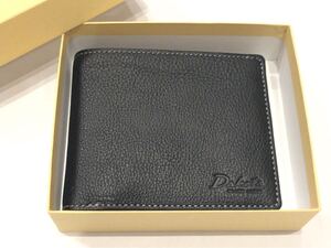 Dakota Black Label ダコタ　アレキサンダー 二つ折り財布（小銭入れなし） ブラック 0625401 牛革 日本製　父の日　新品