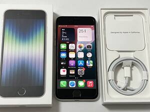 SIMフリー iPhoneSE3 128GB Starlight シムフリー アイフォンSE 3 第三世代 第3世代 スターライト 本体 SIMロックなし A2782 MMYG3J/A 87%