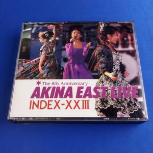 2SC1 CD 中森明菜 8th Anniversary AKINA EAST LIVE INDEX XXIII