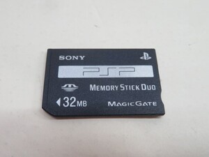 32MB★SONY PSP-M32 MAGIC GATE メモリースティック Duo ソニー USED 12985★！！