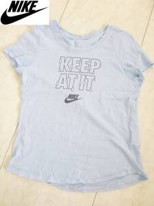 NIKE　ナイキ　水色　半袖　Tシャツ　S相当