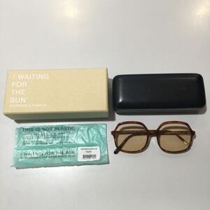 waiting for the sun ウェイティングフォーザサン pia e81 sunglasses サングラス brown ブラウン 656514