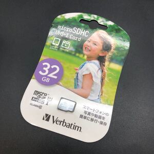 即決 新品 Verbatim micro SDHC UHS-I Card 32GB