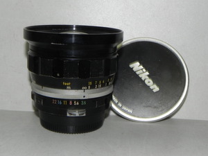 Nikon Nikkor-UD Auto 20mm F3.5　レンズ(中古品)