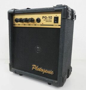 A022★photogenic フォトジェニック PG-10 ギター＆ベースアンプ 現状品★01