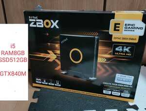 超小型ゲーミングPC ZOTAC ZBOX EN860 /i5/GTX860M