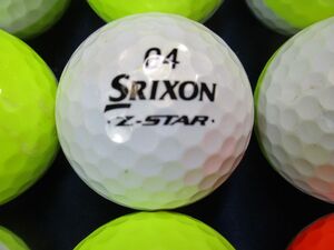 1305【☆☆☆級】スリクソン SRIXON Z-STAR/Z-STAR XV 2トンカラー 24個