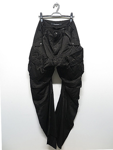 SALE40%OFF/JULIUS・ユリウス/RAYON/COTTON RATINE TROUSERS12/BLACK・3