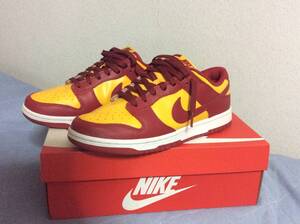 27cm NIKE DUNK LOW RETRO DD1391-701 ナイキ ダンク ロー レトロ ミダス ゴールド/タフ レッド-ホワイト メンズ スニーカー DO H158263