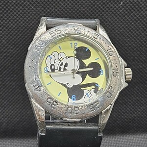 不動品 mickey ミッキーマウス メンズ腕時計 ラバーベルト 腕時計 G0711