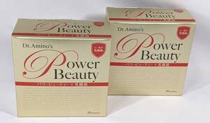 【1円出品】Dr.Amino’s Power Beauty パワービューティー＋シールド乳酸菌 2箱 (1箱 2.7ｇ×30袋 合計60袋) アミノ酸含有食品