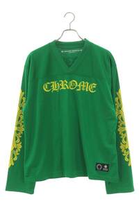 クロムハーツ Chrome Hearts MESH WARM UP JERSEY サイズ:M CHプリントメッシュ長袖カットソー 中古 SJ02