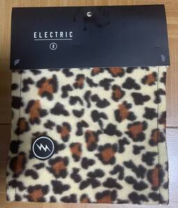 ☆送料込み・即決☆新品☆ELECTRIC FLEECE NECKWARMER ネックウォーマー LEOPARD フリースタイプ ヒョウ柄 エレクトリック 暖か 40%引