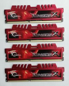 G.Skill RIPJAWS X DDR3-1600 PC3-12800 4GB x 4枚組 16GB 