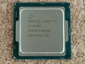 Intel Core i7-6700K 【CPU】