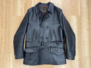 【送料無料】atlast&co レザーカーコート (サイズ38) ブッチャープロダクツ Butcher Products timeworn clothing アットラスト atlast