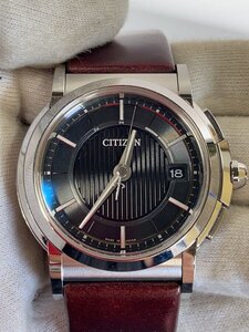 CITIZEN◆ソーラー腕時計/アナログ/ステンレス/SLV/BRW/CNG72-0052 H11A-T017304