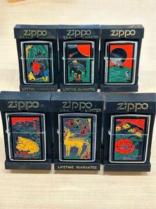 【美品】ジッポ　 ZIPPO 花札　 喫煙具 オイルライター　【1107T】