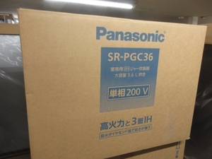 現品限り パナソニック IH炊飯ジャー SR-PGC36 業務用炊飯器 IH炊飯ジャー 単相200V 50-60Hz 3.6L 5合～2升 業務用 店舗 78006