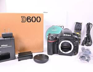 美品 ニコン Nikon D600 デジタル一眼 カメラ シャッター数 5296 管理番号：A175