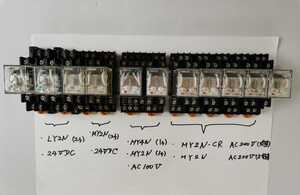 11個セット OMRON オムロン ミニパワーリレー ソケット付き