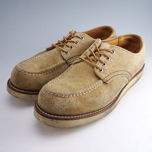 90s REDWING レッドウィング 刺繍羽タグ 8105 スエードオックスフォード US9D 27cm