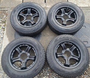 ☆★BRANDLE 473? 16×5.5J +20 PCD 139.7 5H ヨコハマ ice Guard G075 YOKOHAMA スタッドレス 4本セット 175/80R16 ジムニー☆★