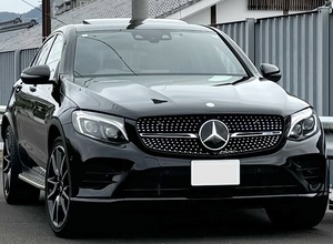 AMG GLC43クーペ4マチック・メルセデスAMG・レザーエクスクルーシブ・黒革シート・サンルーフ・ブルメスター・純正21AW【車検R8年2月】