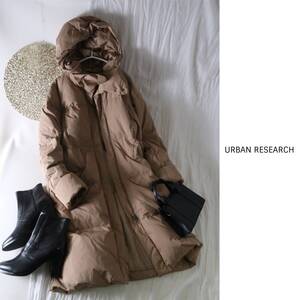 アーバンリサーチ URBAN RESEARCH☆フーディーダウンコート 38サイズ☆A-O 0431