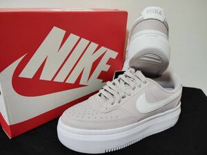 新品24cmナイキコートビジョンアルタバイオレットLTR COURTVISIONエアフォース1AF1好きに厚底スニーカーNIKEレディーススニーカー