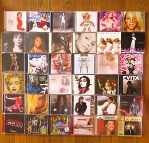POPS,ROCK,R&B輸入CDまとめ③/182枚/Kraftwerk,Mariah Carey ,MADONNA ,Journey ,Last Autumn