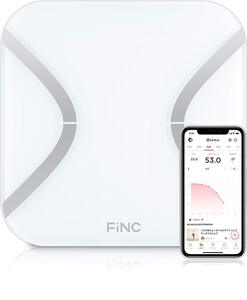 FiNC（フィンク）オリジナル体組成計【スマホ連動/自動記録/Bluetooth/高性能体重計 …_C_3260