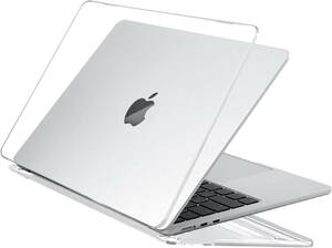 EooCoo対応 MacBook Air 13インチケース【M3/M2】2024 2023 2022リリースA3113 A2681 チップ 付き - クリスタルクリア