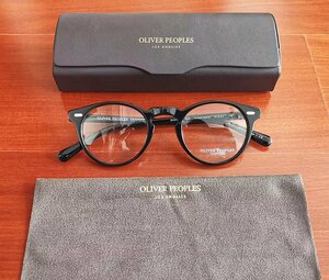 最高級*イタリア製★「OLIVER PEOPLES/オリバーピープルズ」伝説の大人気作・OV5186・ボストン・メガネフレーム/黒